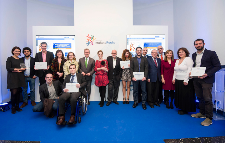 Premiados y Jurado III Premio Periodismo Insituto Roche en Medicina Personalizada